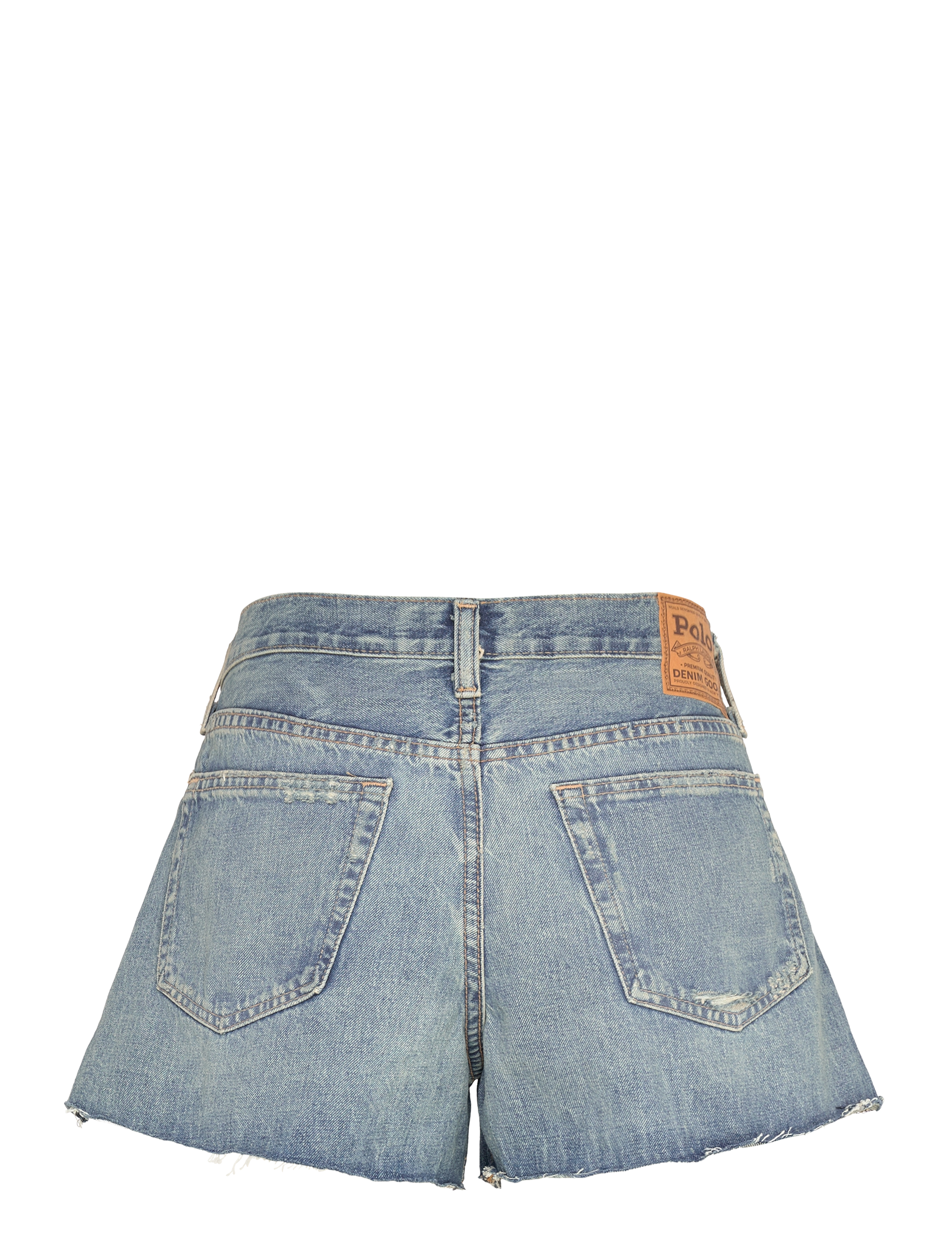 Polo Ralph Lauren - Distressed-Hem Denim Short - mixco wash - 1