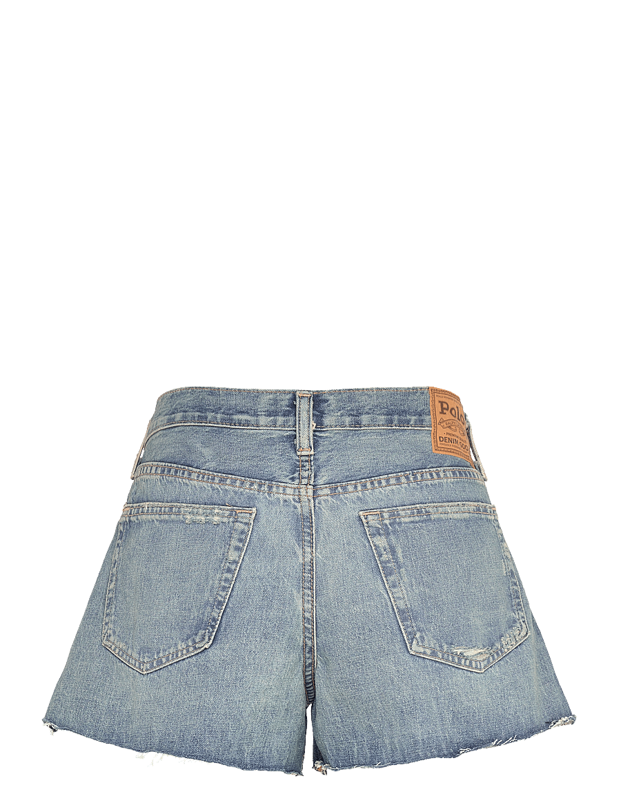 Polo Ralph Lauren - Distressed-Hem Denim Short - mixco wash - 1