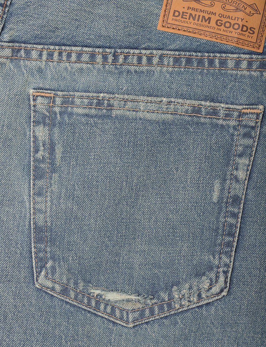 Polo Ralph Lauren - Distressed-Hem Denim Short - mixco wash - 4