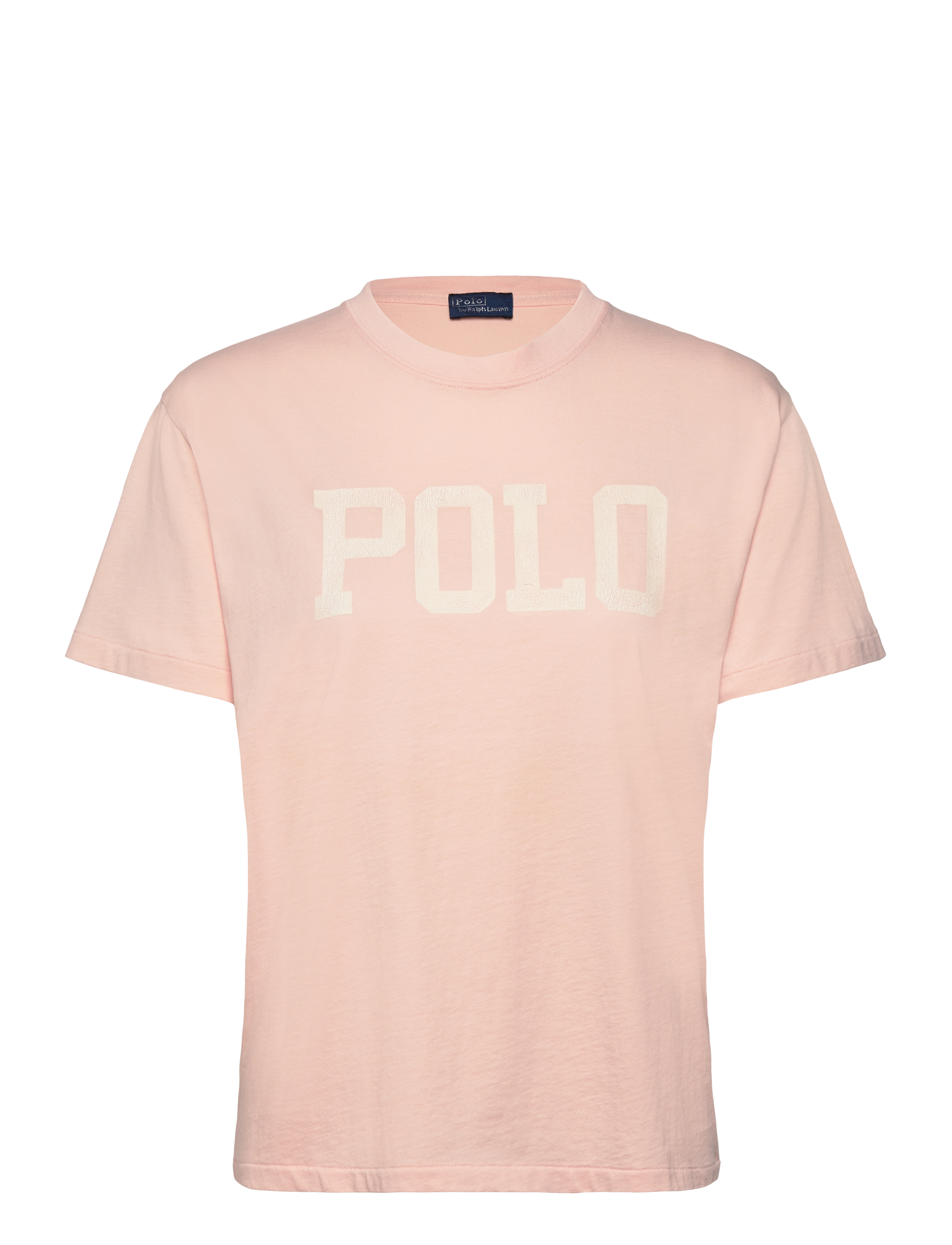 Logo Cotton Jersey Crewneck Tee - PALE PINK