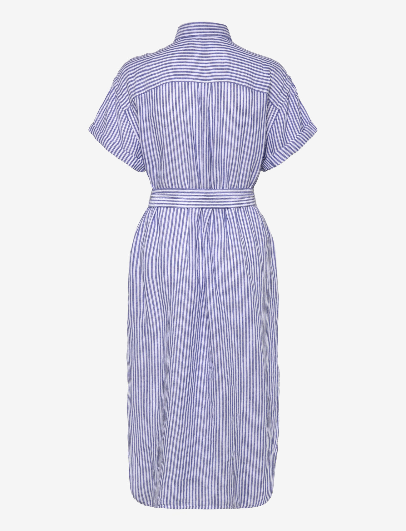 Polo Ralph Lauren Striped Linen Short-sleeve Shirtdress
