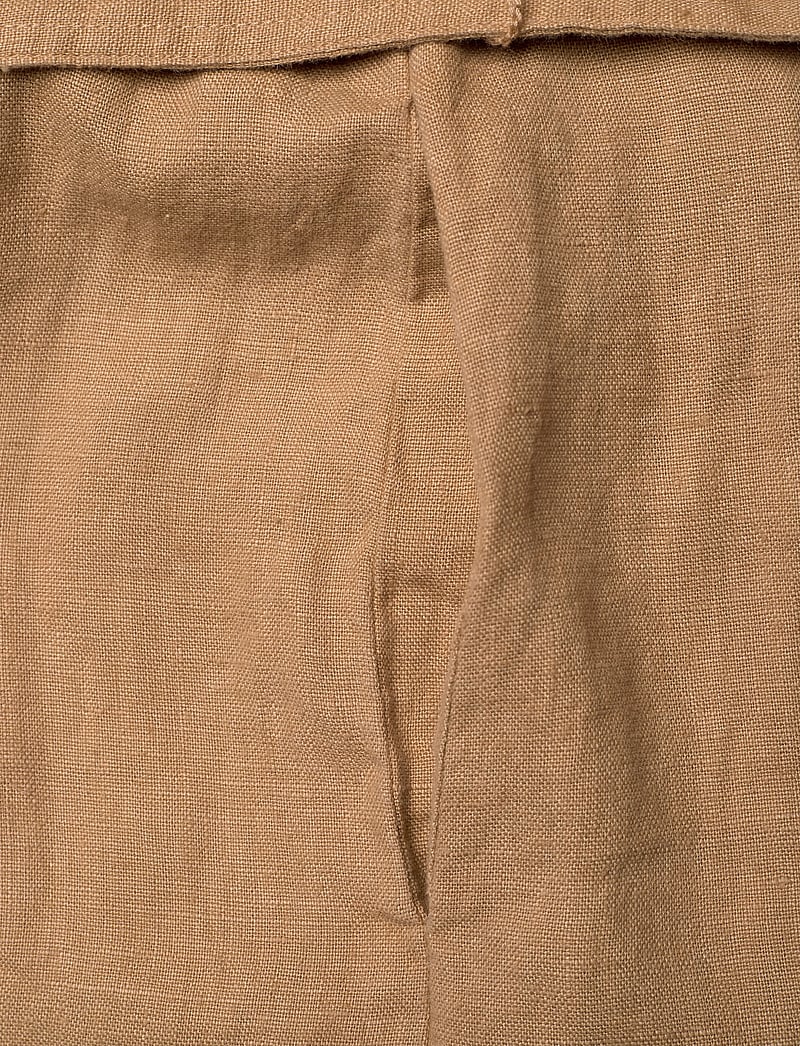 Polo Ralph Lauren - Belted Linen Shirtdress - skjortekjoler - camel - 3