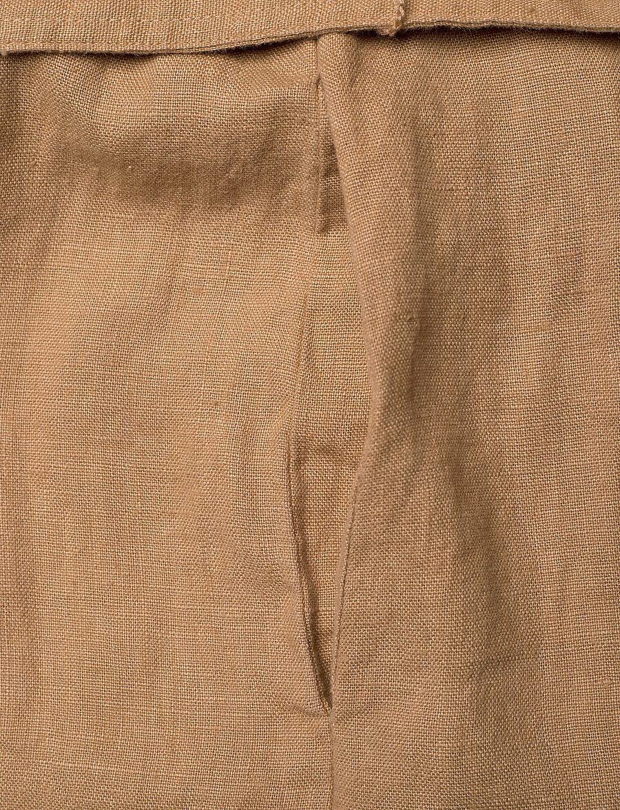 Polo Ralph Lauren - Belted Linen Shirtdress - hemdkleider - camel - 3