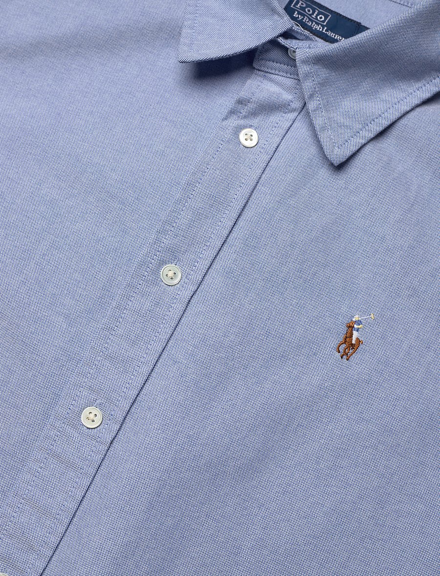 Polo Ralph Lauren - Belted Oxford Sleeveless Shirtdress - bsr blue - 2