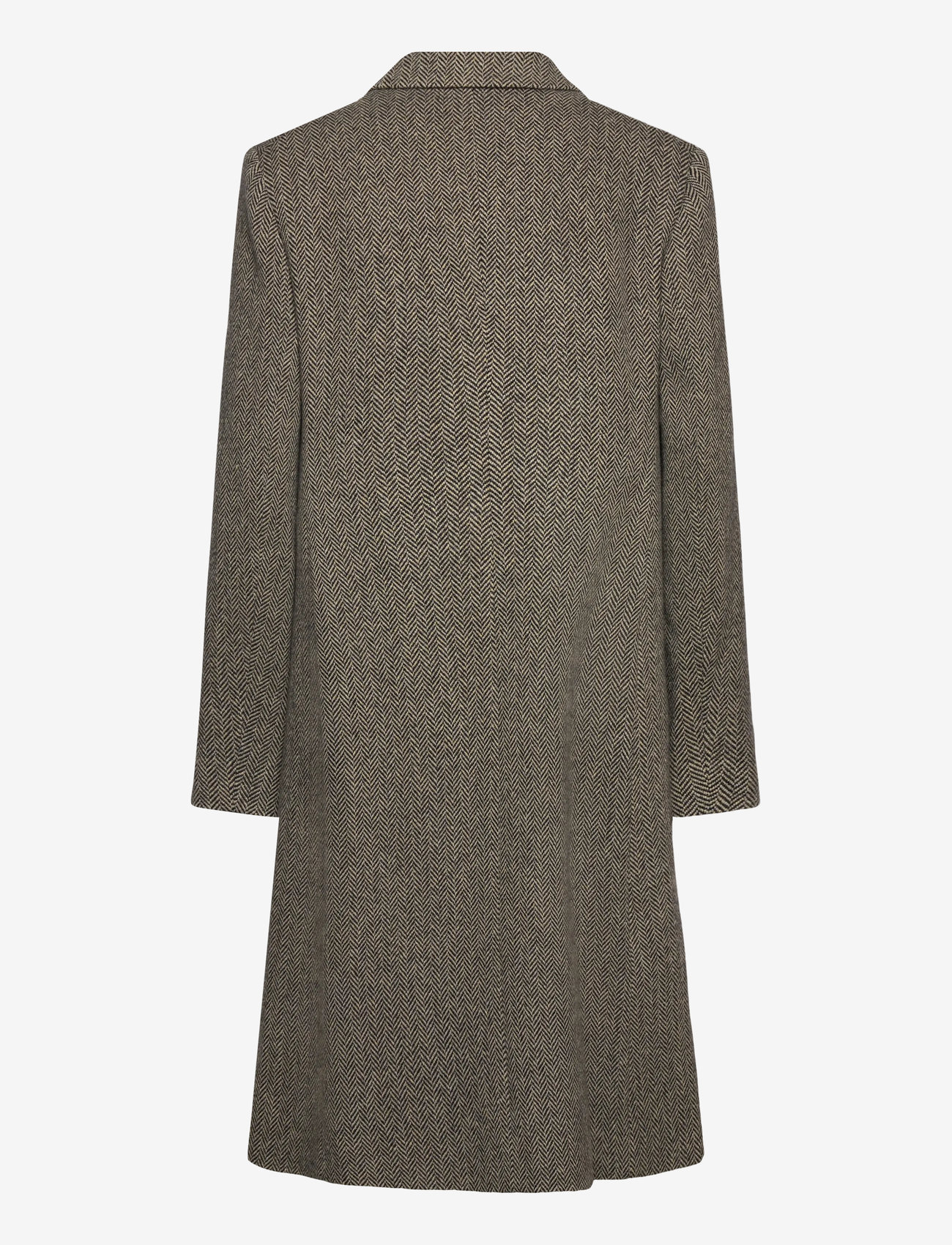Polo Ralph Lauren - Wool-Blend Herringbone Coat - villased mantlid - black/cream herri - 1