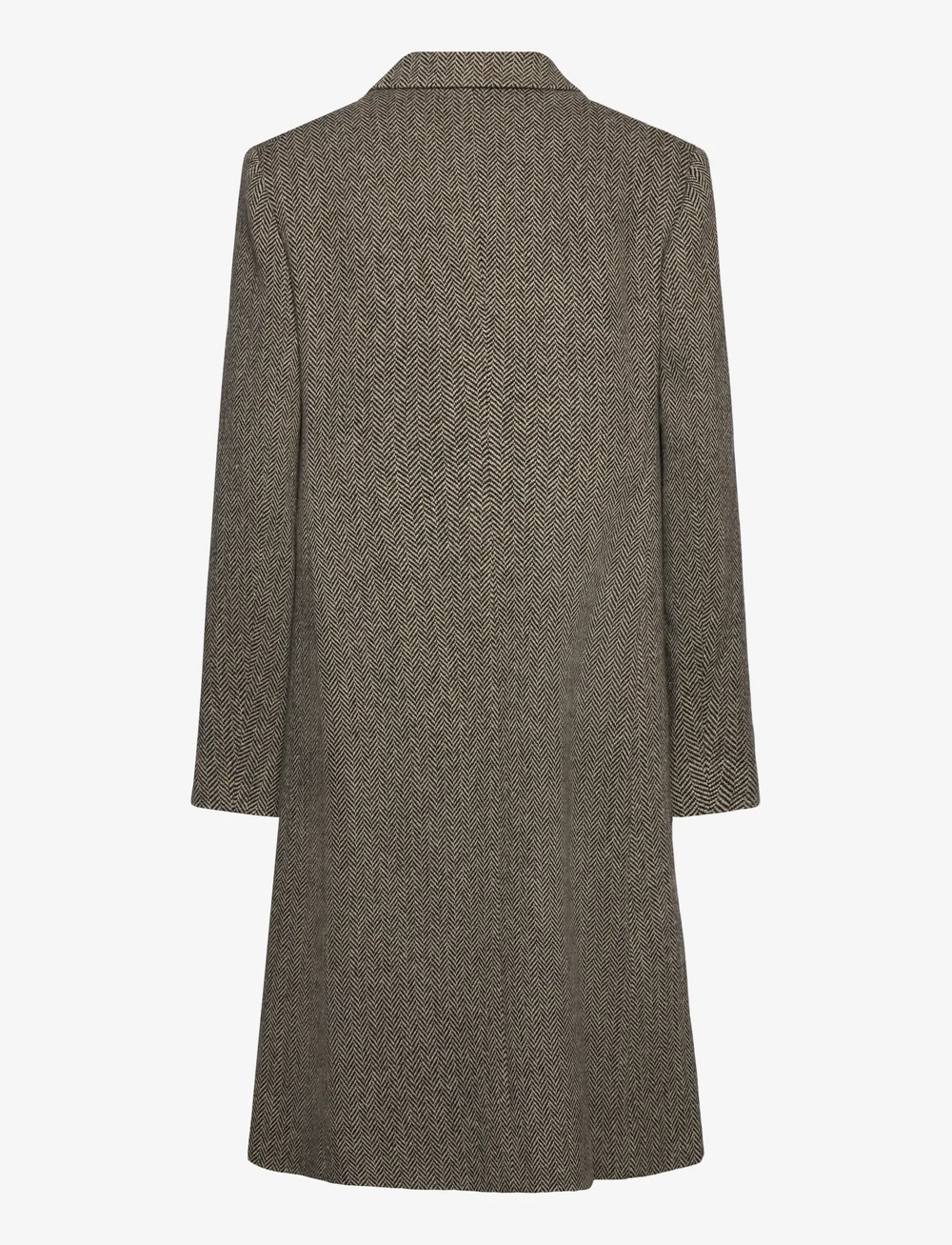 Polo Ralph Lauren - Wool-Blend Herringbone Coat - uldfrakker - black/cream herri - 1