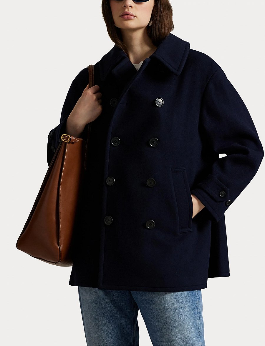 Polo Ralph Lauren - Wool Melton Peacoat - talvejoped - ink - 5