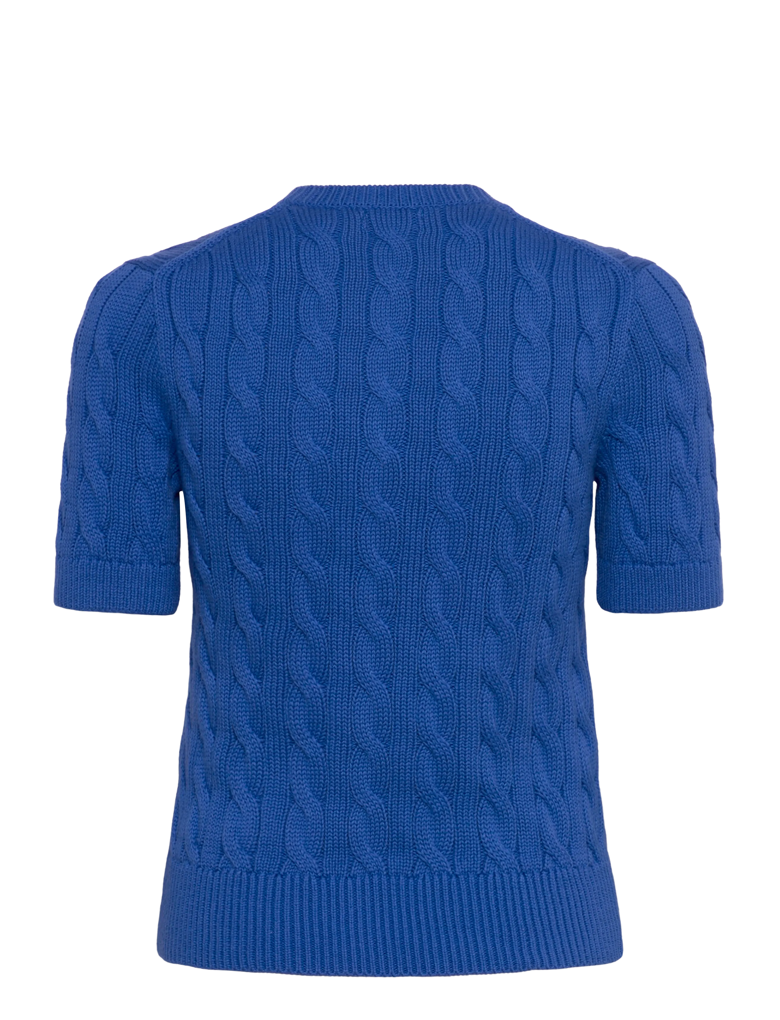 Polo Ralph Lauren - Cable-Knit Cotton Short-Sleeve Cardigan - vesten - gala blue - 2