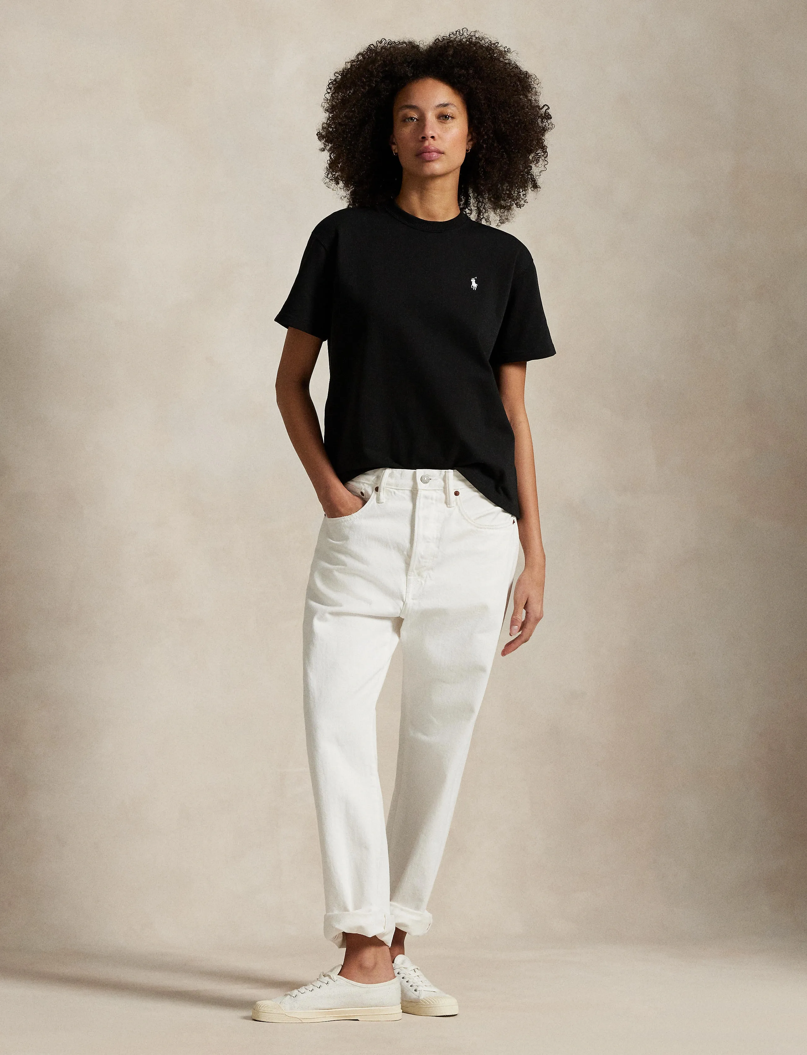 Polo Ralph Lauren Relaxed Fit Cotton Jersey Tee - Ralph Lauren - POLO BLACK / black