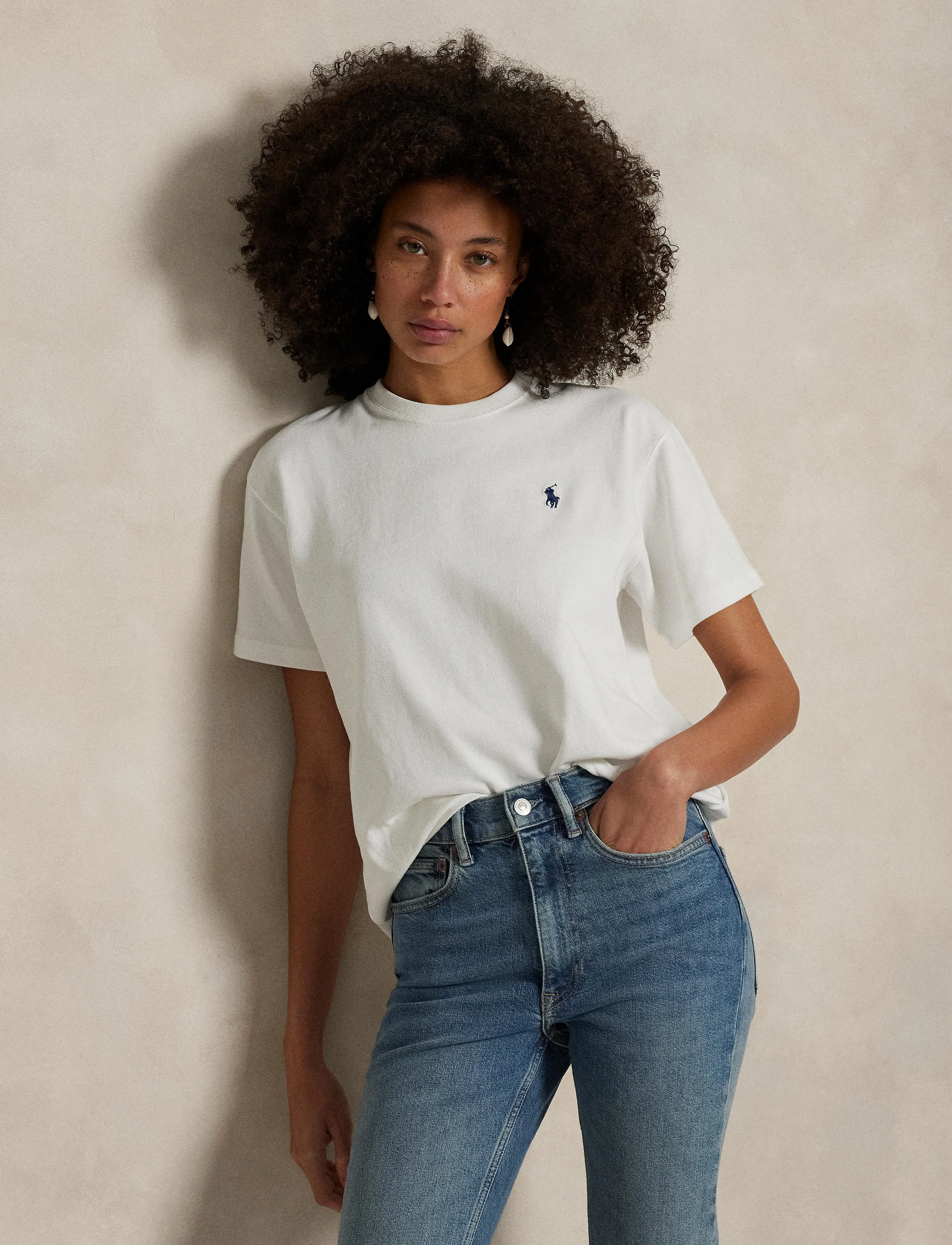 Polo Ralph Lauren - Relaxed Fit Cotton Jersey Tee - t-shirts - white - 3