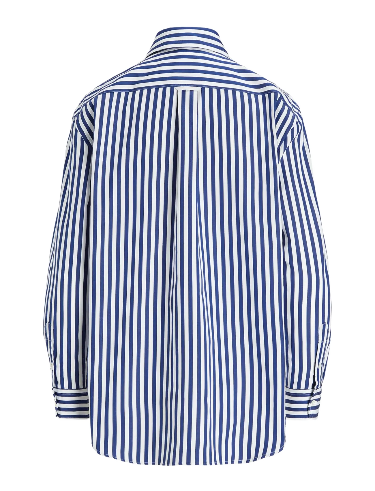Polo Ralph Lauren - Oversize Fit Striped Cotton Shirt - 1323 fall royal - 2