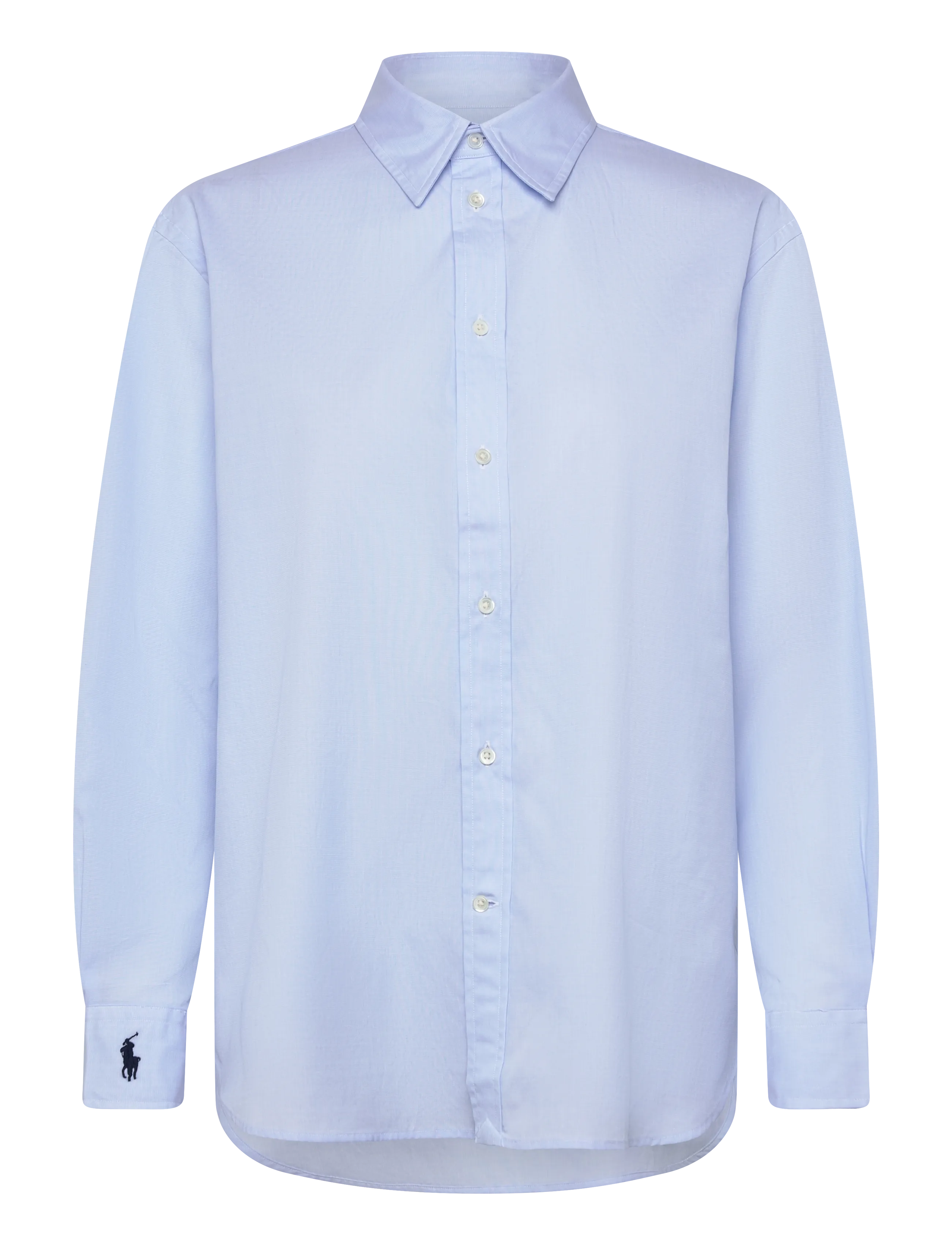 Polo Ralph Lauren 100/2 POPLIN-LSL-BFS - Kläder - LIGHT BLUE / blue