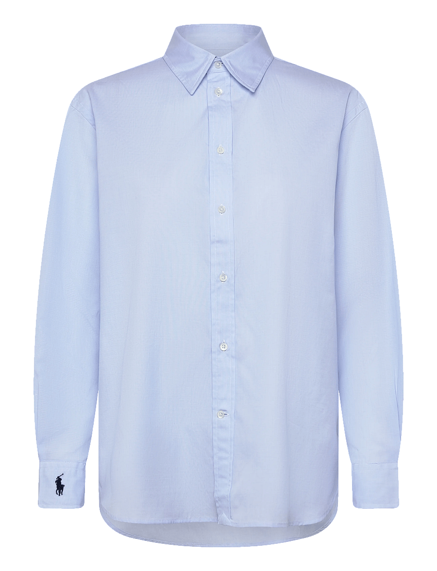 Polo Ralph Lauren - Oversize Fit Cotton Shirt - chemises en jeans - light blue - 1