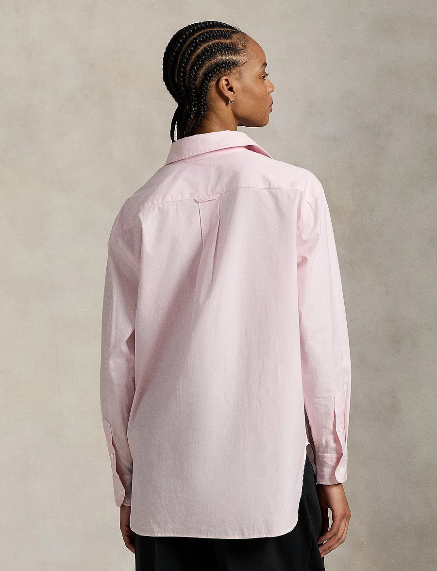 Polo Ralph Lauren - Oversize Fit Cotton Shirt - chemises en jeans - surfside rose - 3