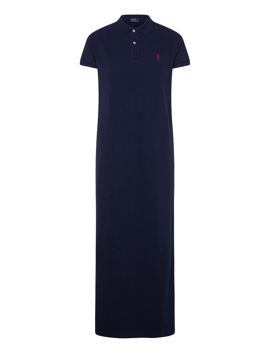 Polo Ralph Lauren - Cotton Mesh Polo Dress - robes t-shirt - newport navy - 1