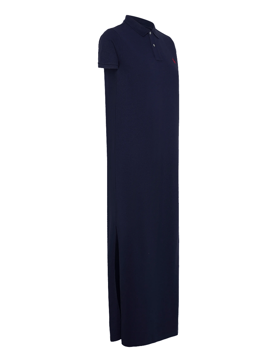 Polo Ralph Lauren - Cotton Mesh Polo Dress - robes t-shirt - newport navy - 4
