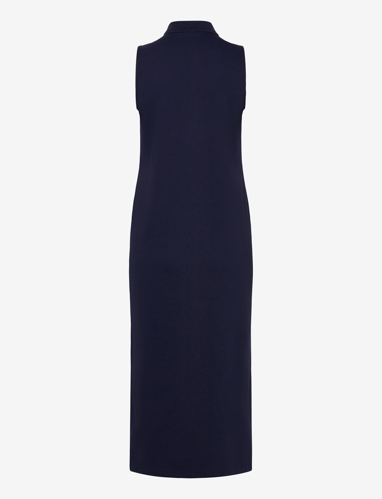 Polo Ralph Lauren - Stretch-Cotton Sleeveless Polo Dress - skjortklänningar - newport navy - 1