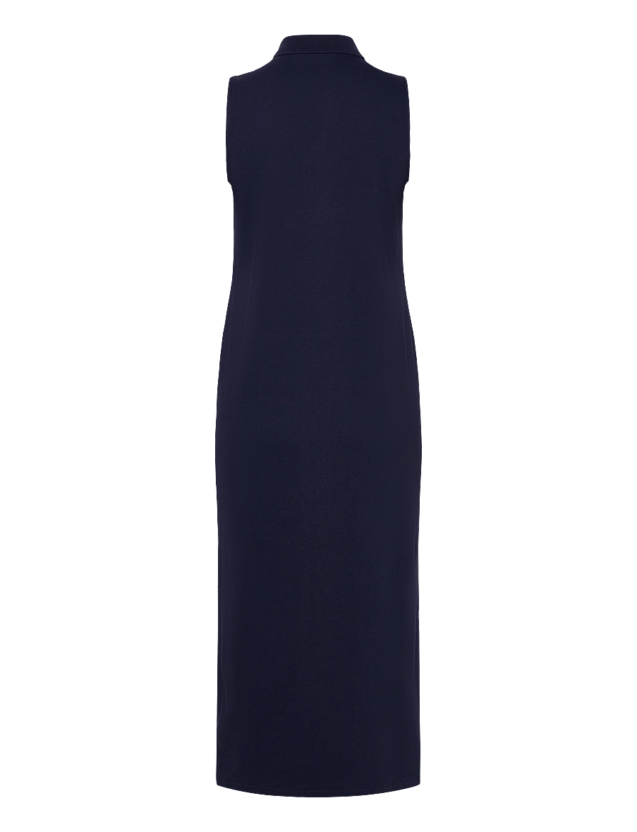 Polo Ralph Lauren - Stretch-Cotton Sleeveless Polo Dress - vasaras kleitas - newport navy - 2