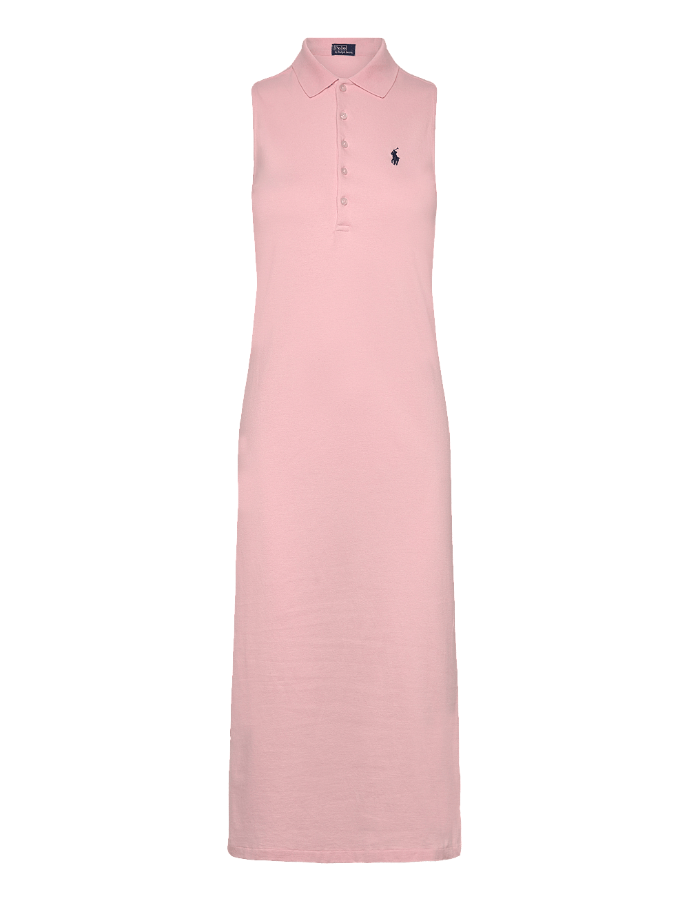 stretch-cotton sleeveless polo dress Stretch-Cotton Sleeveless Polo Dress
