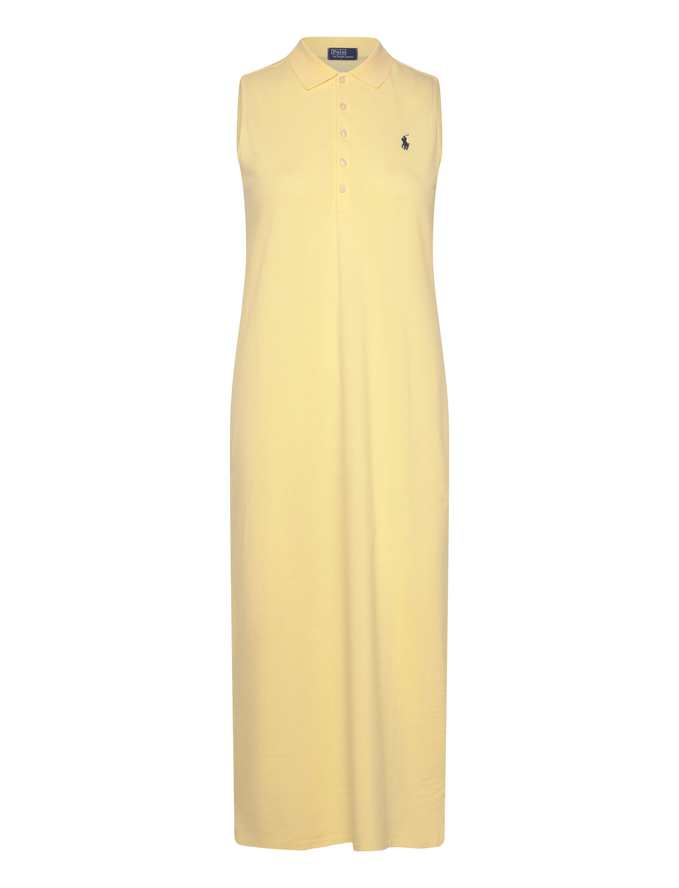 Polo Ralph Lauren Stretch-Cotton Sleeveless Dress, M, Dresses, Gelb - Knee-length & Midi, Frauen