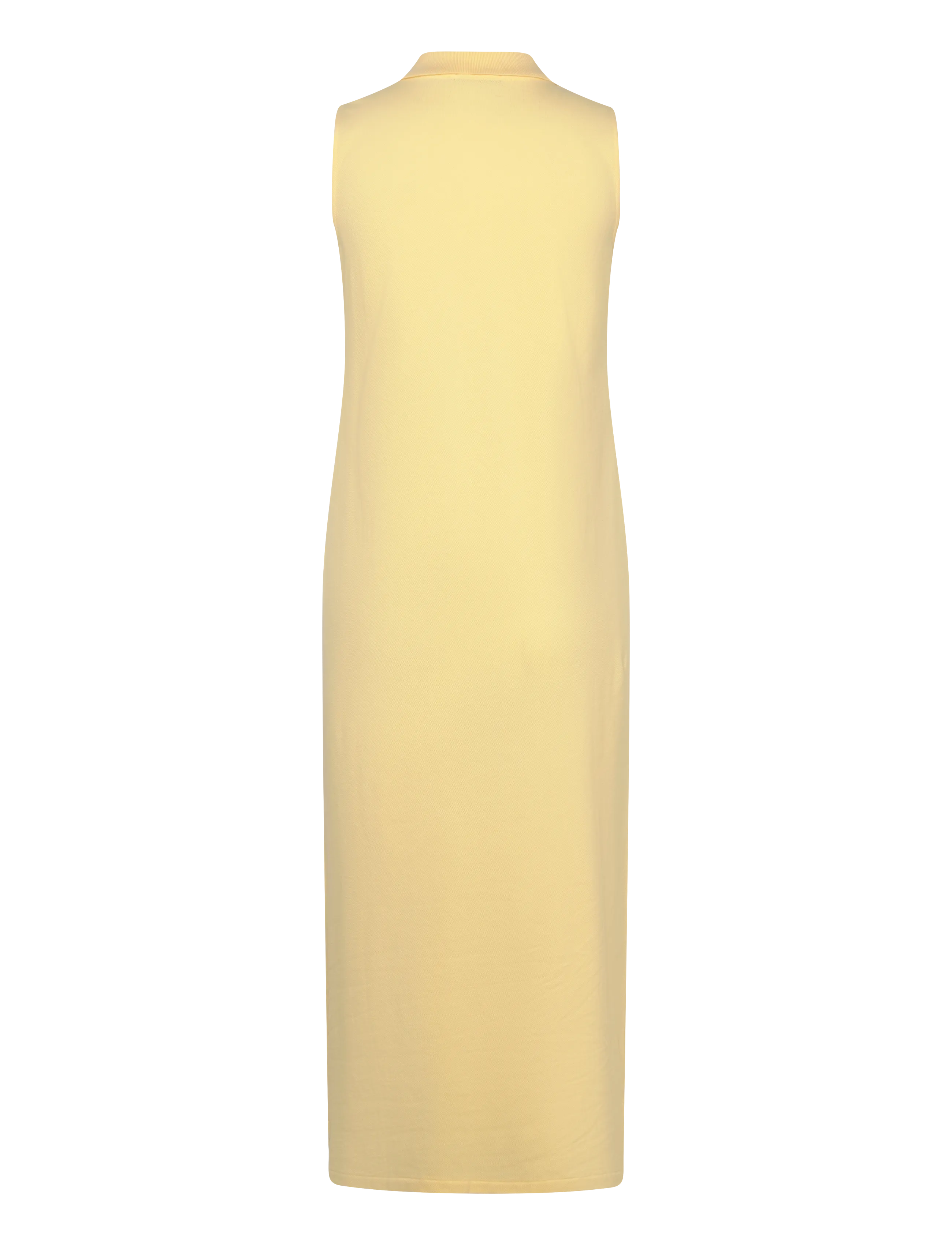 Polo Ralph Lauren - Stretch-Cotton Sleeveless Polo Dress - maxi dresses - tbird yellow - 1