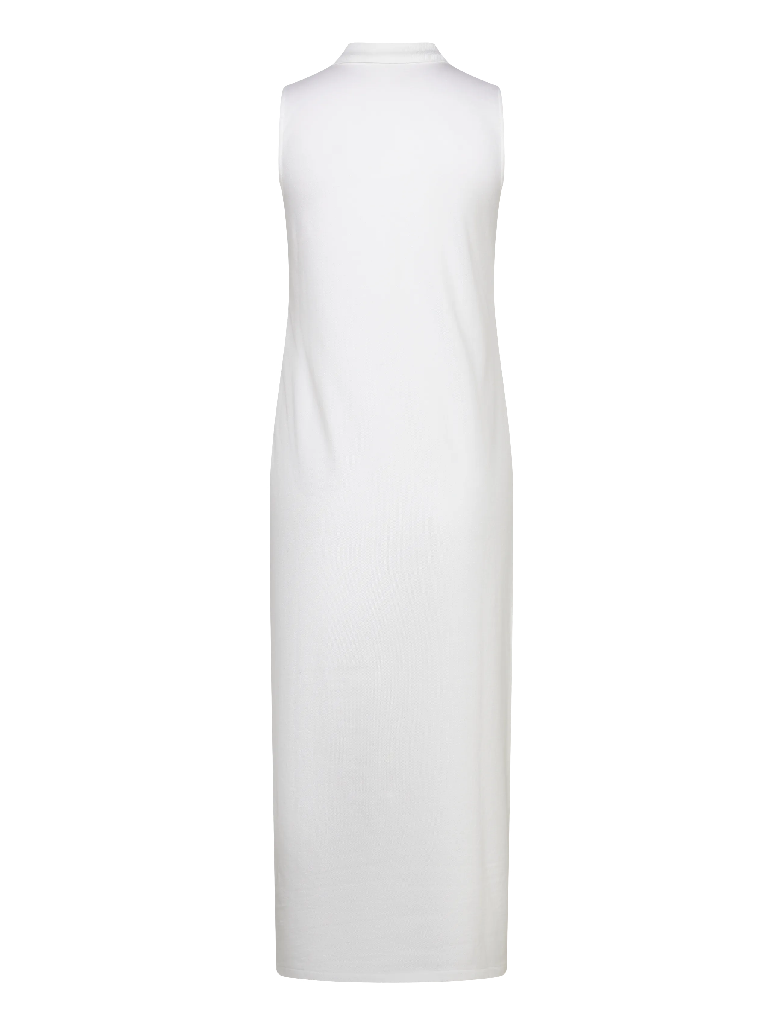 Polo Ralph Lauren - Stretch-Cotton Sleeveless Polo Dress - maxi dresses - white - 2