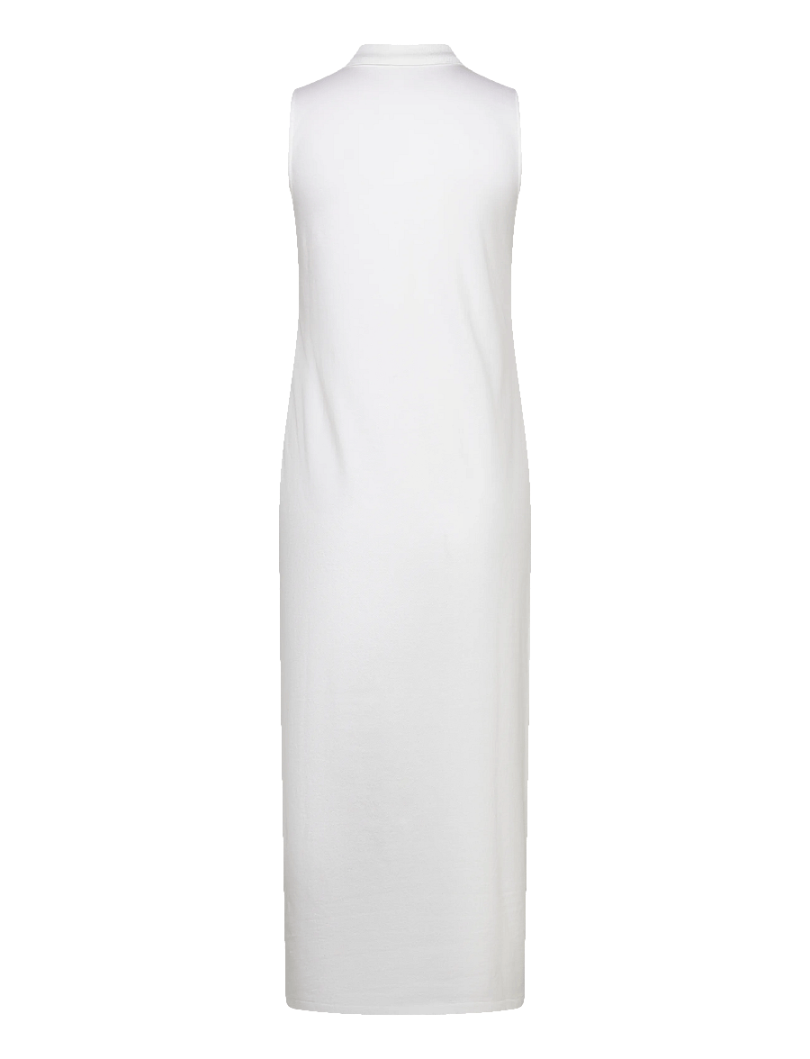 Polo Ralph Lauren - Stretch-Cotton Sleeveless Polo Dress - maxi dresses - white - 2