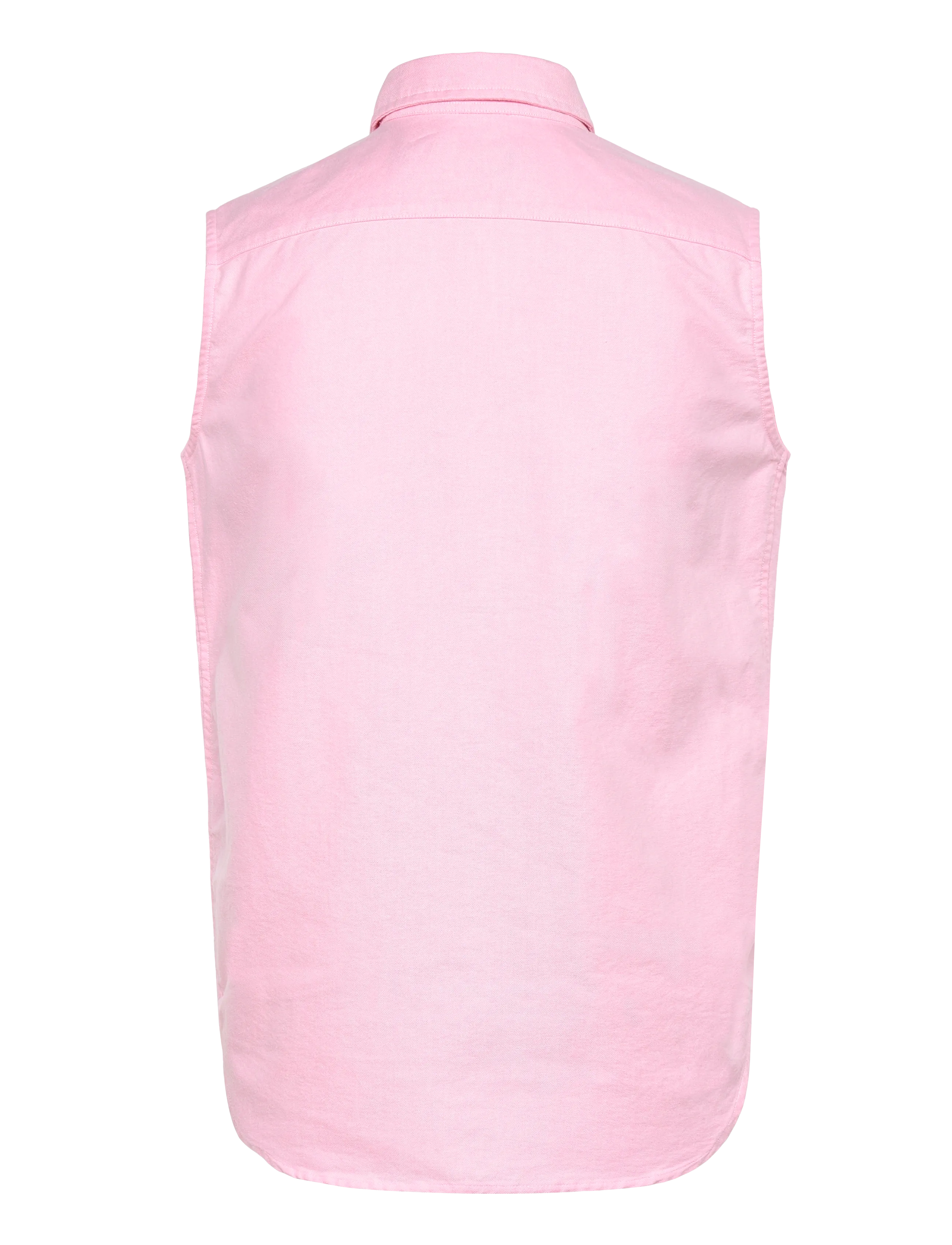 Polo Ralph Lauren - Cotton Oxford Sleeveless Shirt - denimskjorter - bath pink - 1