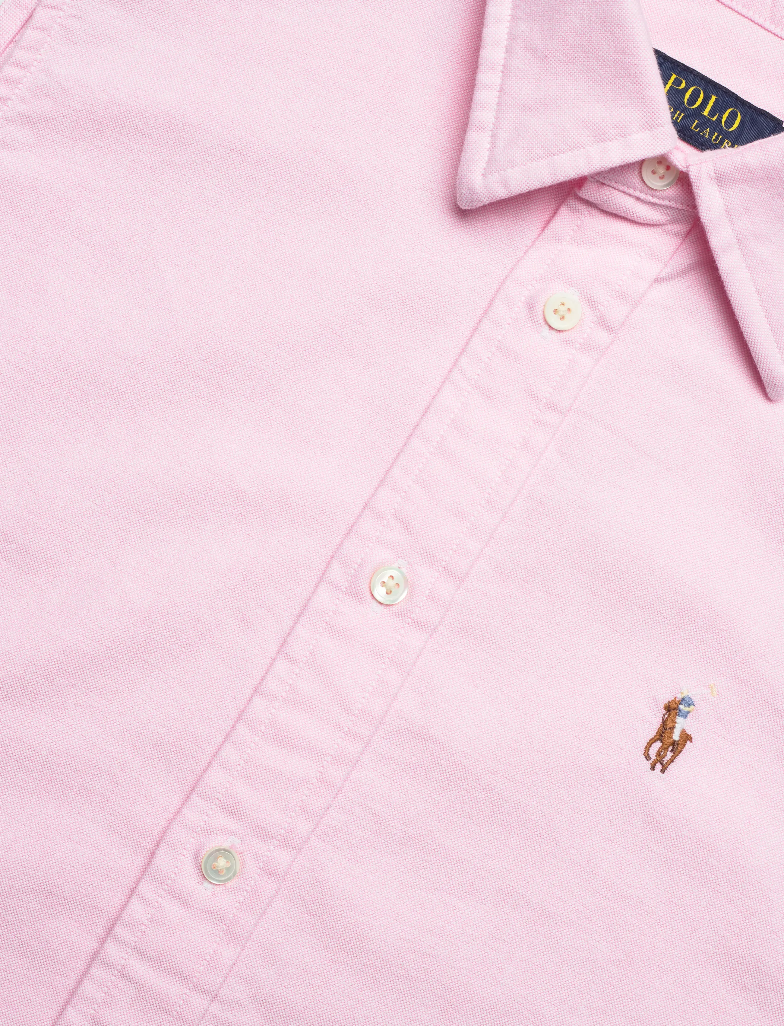 Polo Ralph Lauren - Cotton Oxford Sleeveless Shirt - denimskjorter - bath pink - 2