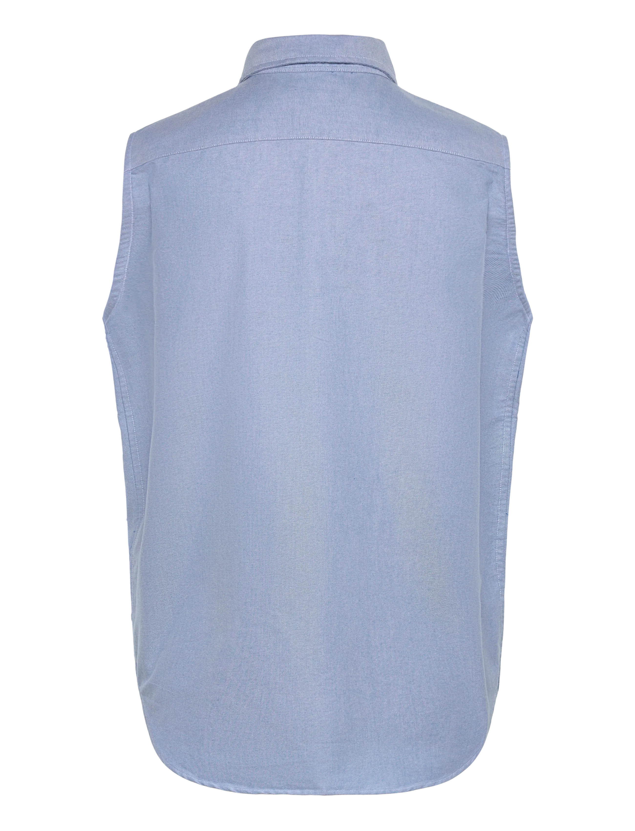 Polo Ralph Lauren - Cotton Oxford Sleeveless Shirt - džinsiniai marškiniai - bsr blue - 1