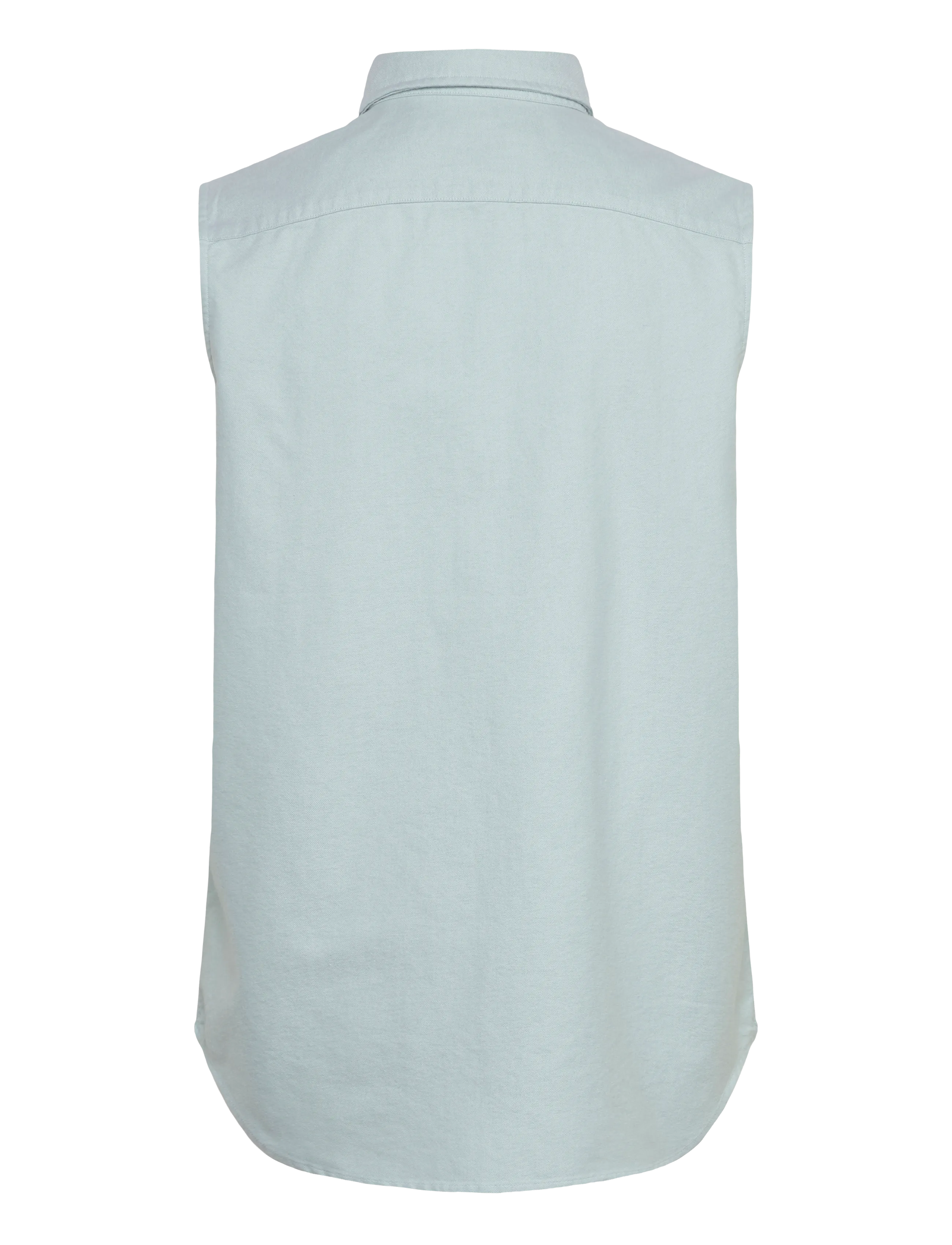 Polo Ralph Lauren - Cotton Oxford Sleeveless Shirt - jeansskjortor - essex green - 1