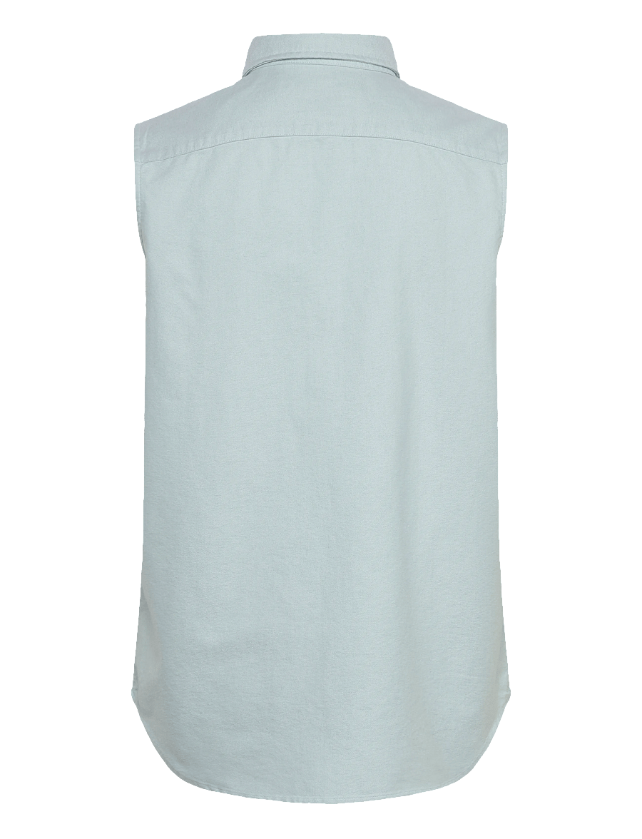 Polo Ralph Lauren - Cotton Oxford Sleeveless Shirt - jeansblouses - essex green - 1