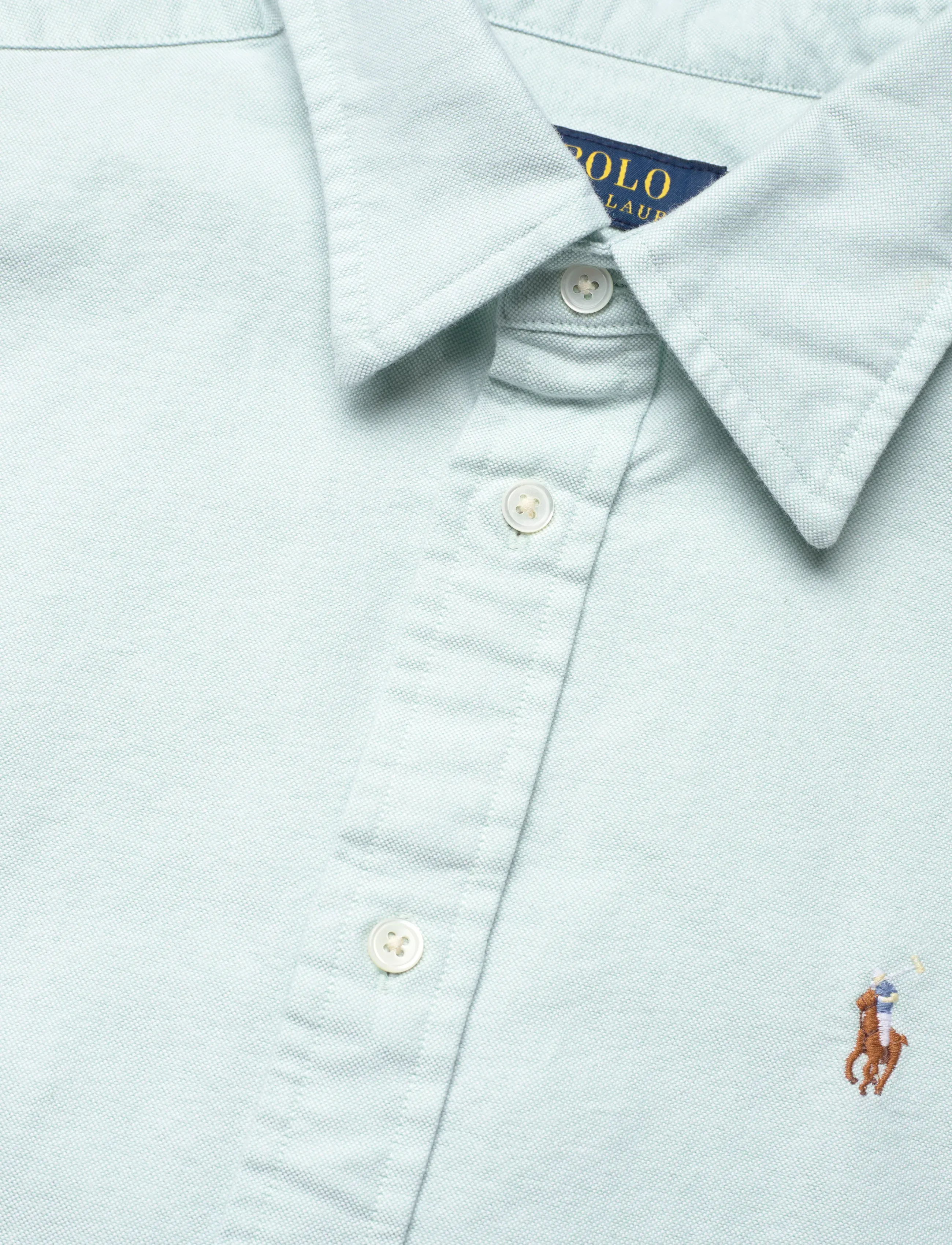 Polo Ralph Lauren - Cotton Oxford Sleeveless Shirt - jeansskjortor - essex green - 2