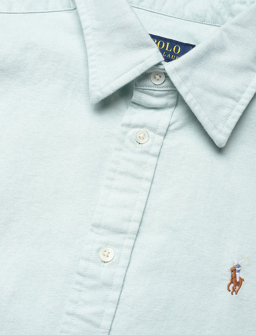 Polo Ralph Lauren - Cotton Oxford Sleeveless Shirt - jeansblouses - essex green - 2