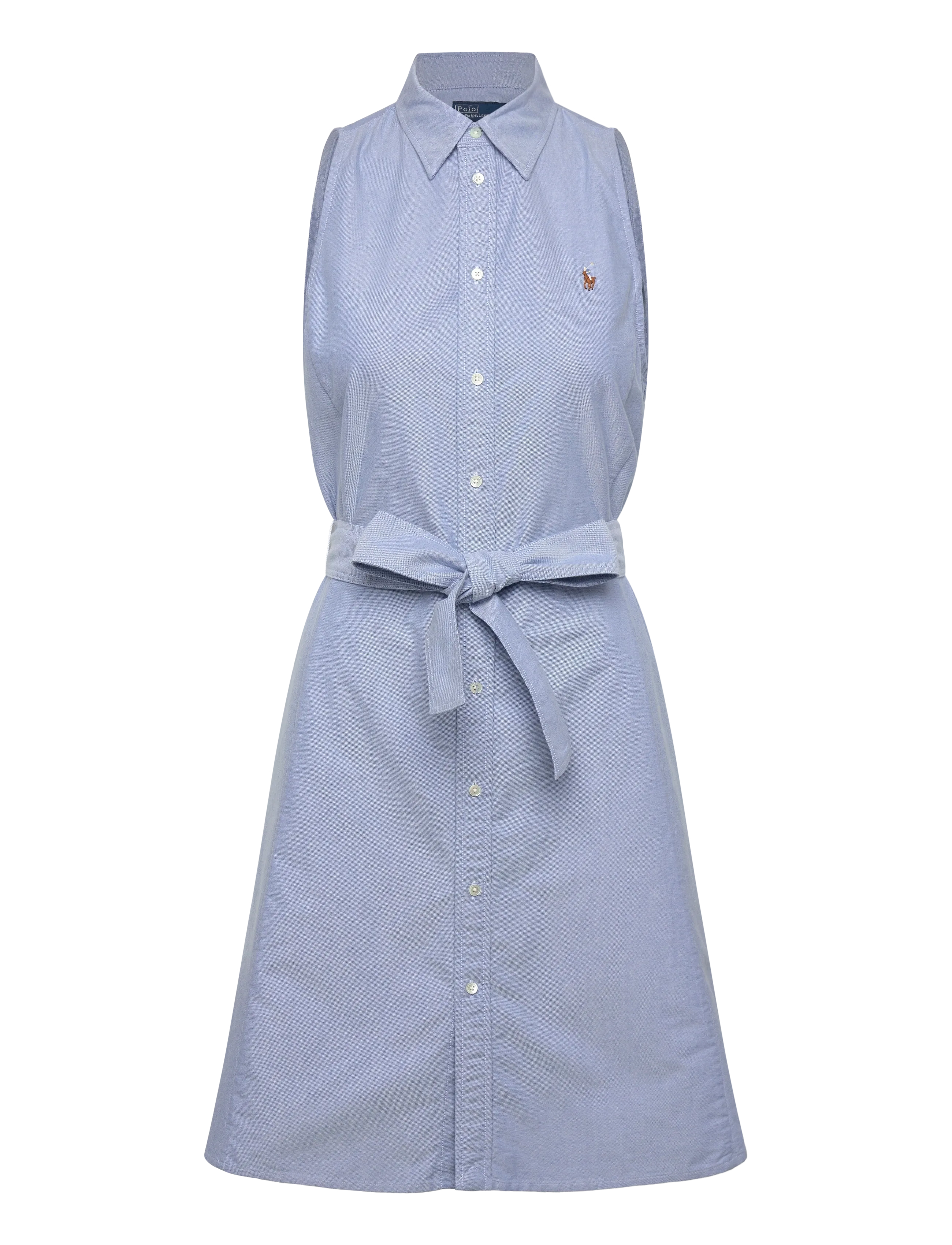 Polo Ralph Lauren Classic Oxford-Wvn-Dresses, 40, Blue, Designere > Shirt Dresses, Dame