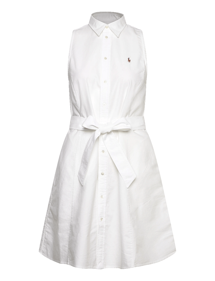 Polo Ralph Lauren - CLASSIC OXFORD-WVN-DRESSES - sommerkjoler - bsr white - 0