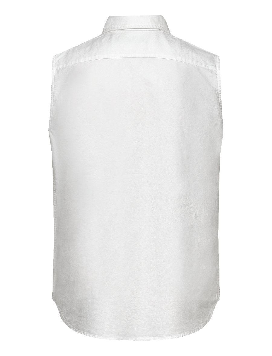 Polo Ralph Lauren - Cotton Oxford Sleeveless Shirt - blouses sans manches - bsr white - 1