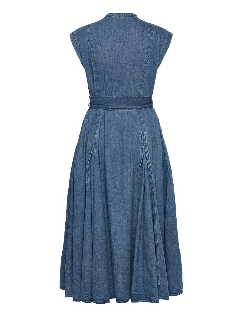 Polo Ralph Lauren 2x1 Denim-ssl-dad (PRW211969142) Midi dresses