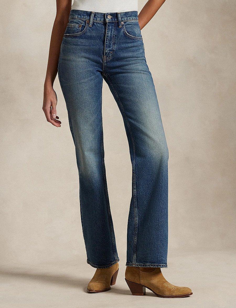 Polo Ralph Lauren - LOW STR DENIM-FUL-FLR - peoria wash - 0