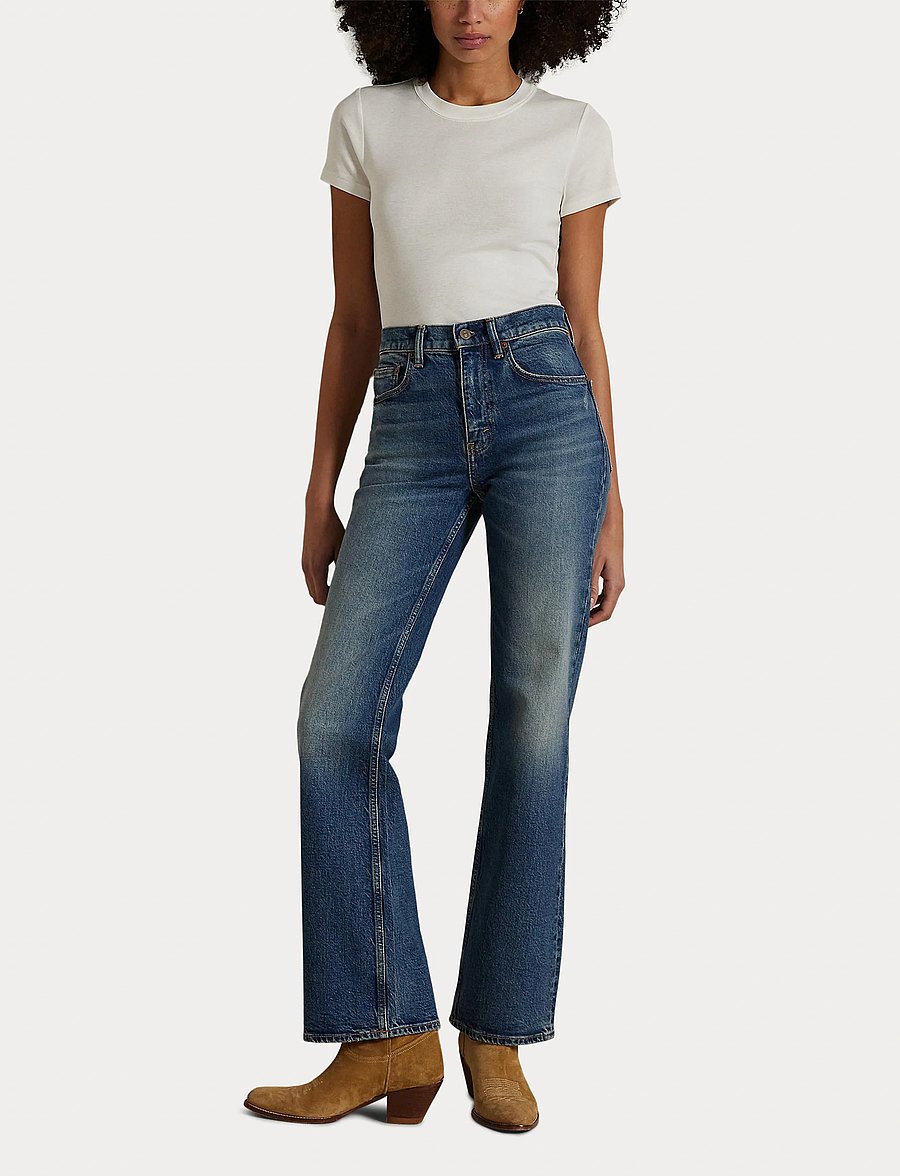 Polo Ralph Lauren - LOW STR DENIM-FUL-FLR - peoria wash - 4