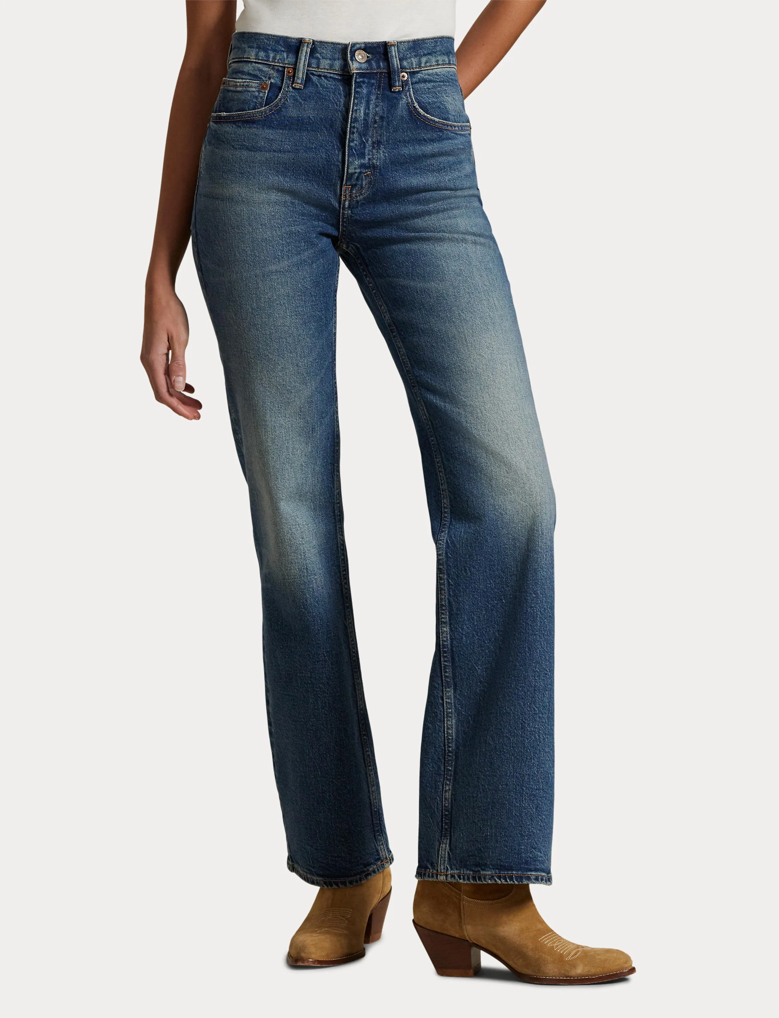 Polo Ralph Lauren - LOW STR DENIM-FUL-FLR - peoria wash - 5