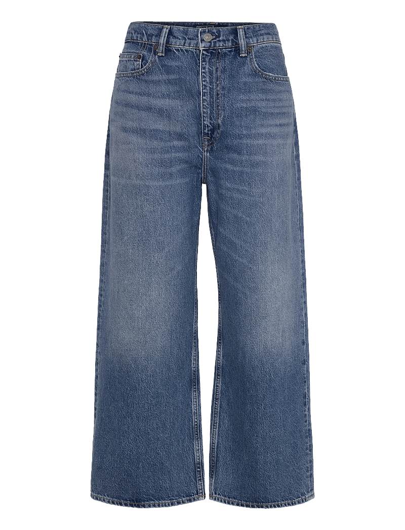 Polo Ralph Lauren - High-Rise Wide-Leg Crop Jean - wide leg jeans - maceen wash - 0