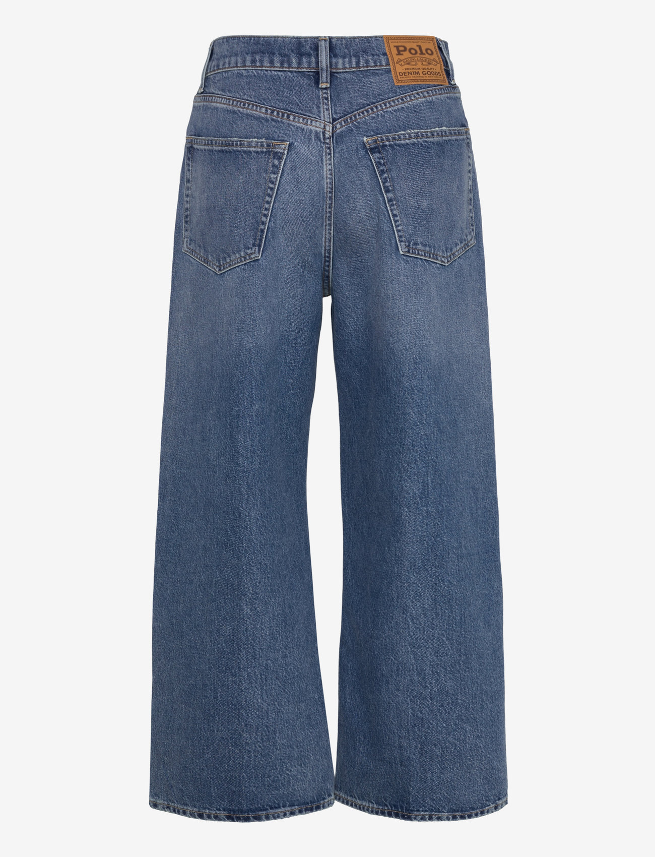 Polo Ralph Lauren - High-Rise Wide-Leg Crop Jean - wide leg jeans - maceen wash - 1