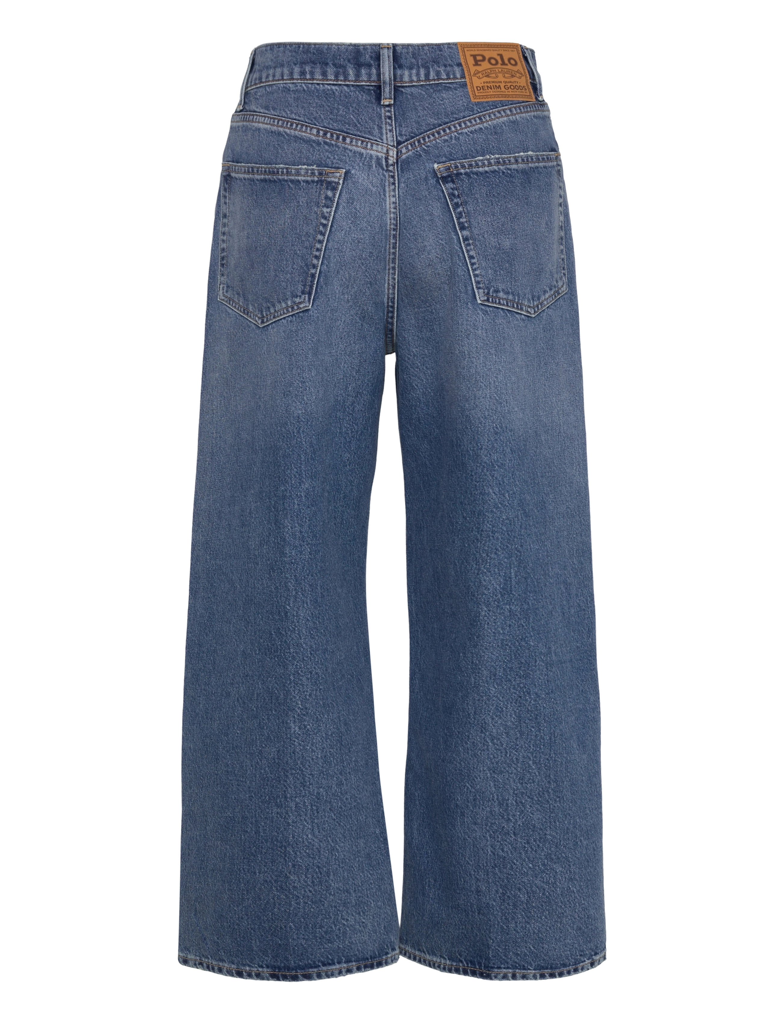 Polo Ralph Lauren - High-Rise Wide-Leg Crop Jean - pantalons larges - maceen wash - 2