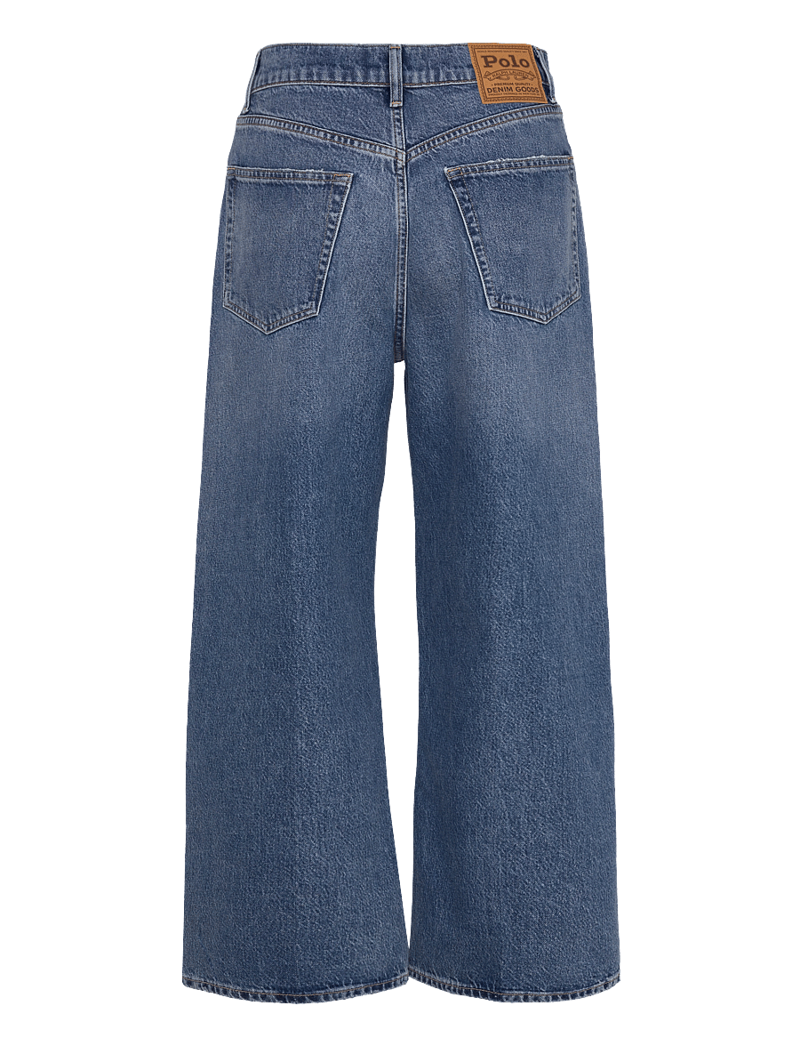 Polo Ralph Lauren - High-Rise Wide-Leg Crop Jean - laia säärega teksad - maceen wash - 2