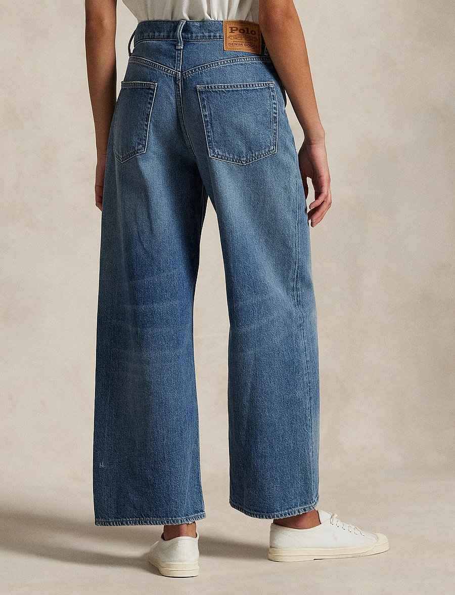 Polo Ralph Lauren - High-Rise Wide-Leg Crop Jean - laia säärega teksad - maceen wash - 3