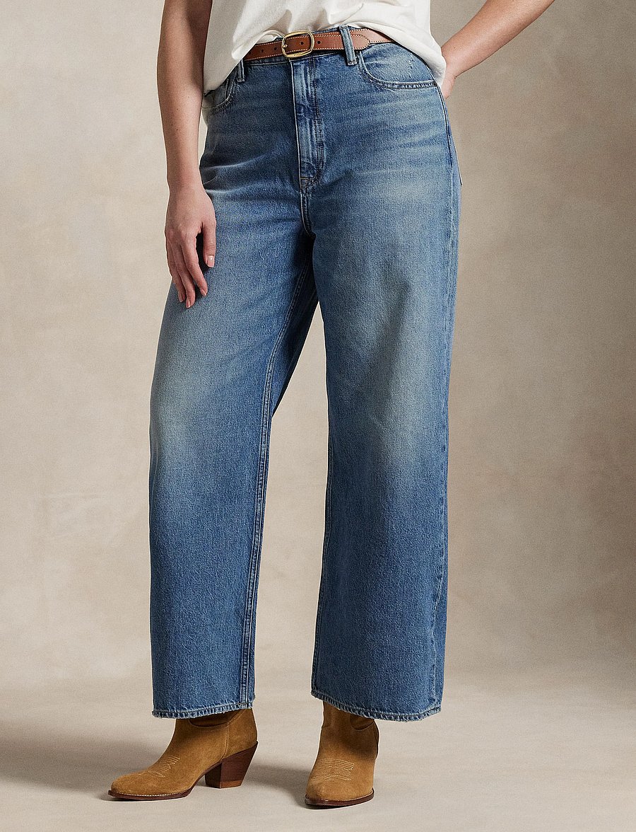 Polo Ralph Lauren - High-Rise Wide-Leg Crop Jean - laia säärega teksad - maceen wash - 4