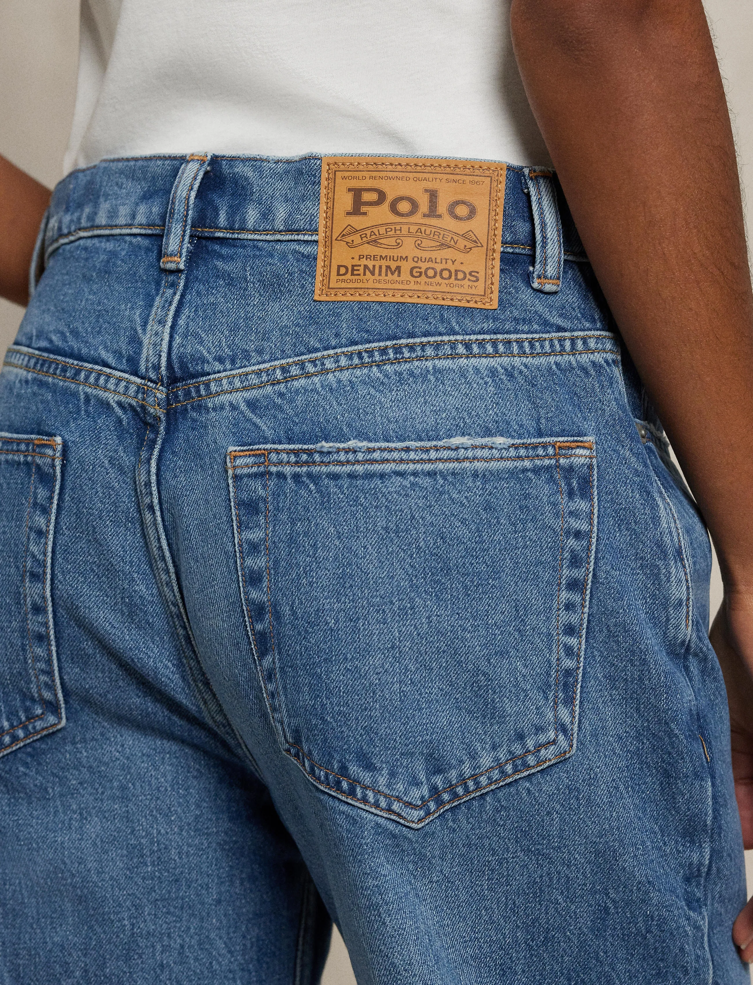 Polo Ralph Lauren - Relaxed Wide-Leg Jean - pantalons larges - cay wash - 4