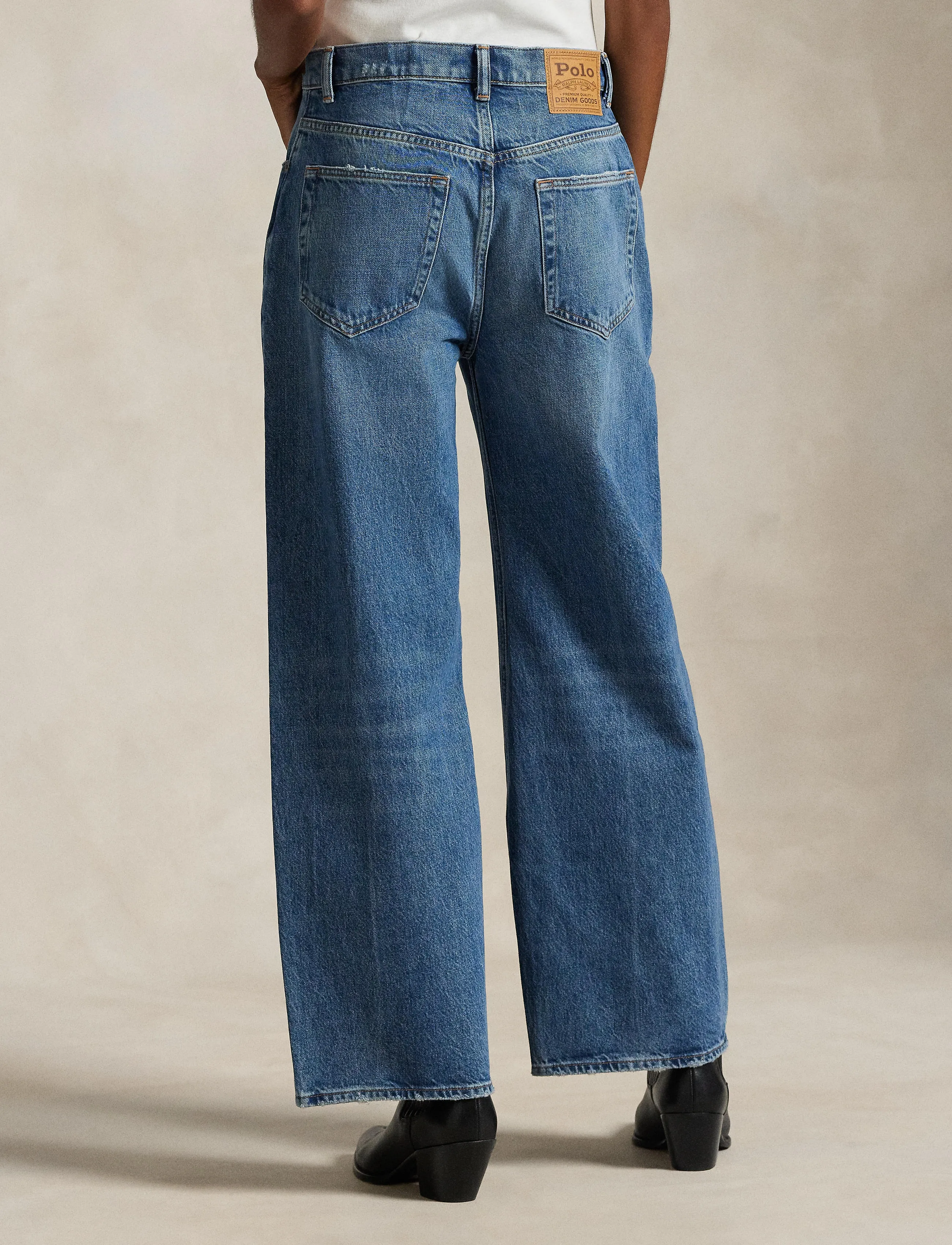 Polo Ralph Lauren Avslappnade jeans med vida ben dam – bild 9