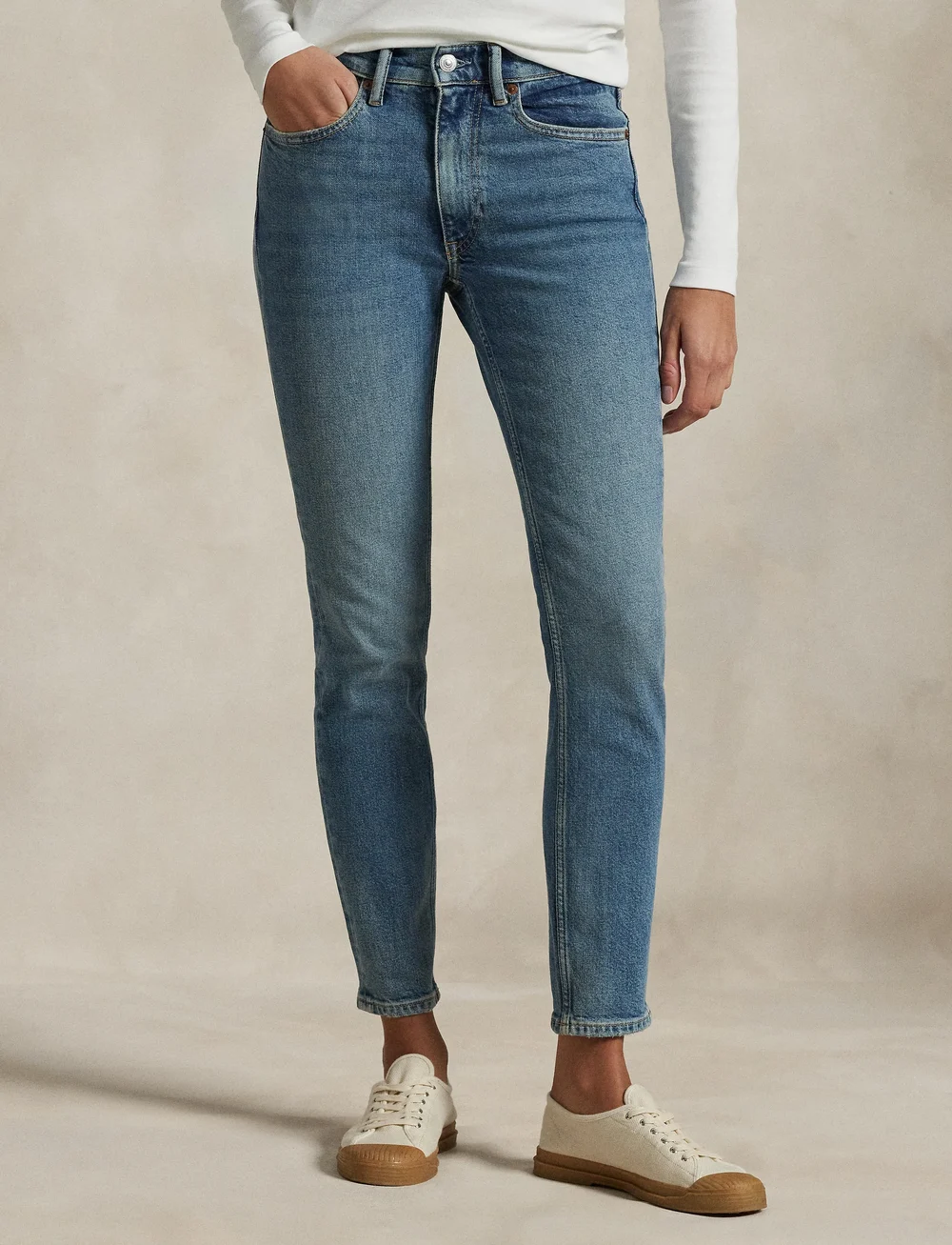 Polo Ralph Lauren - Mid-Rise Super-Slim Jean - jeans - antares wash - 0